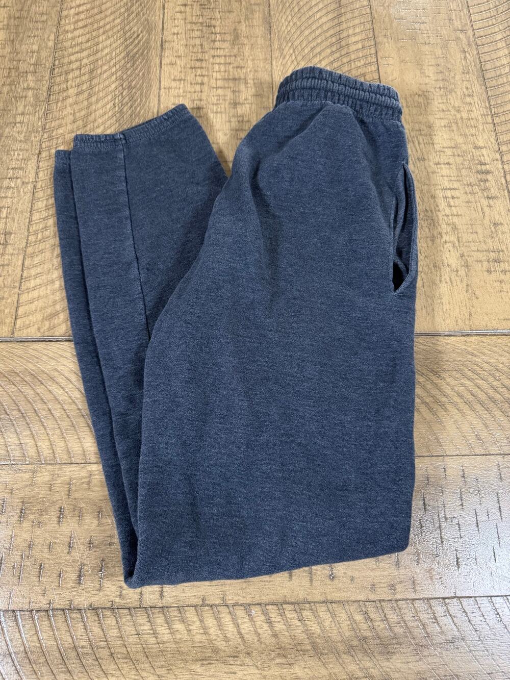 Fruit of the Loom Men’s Sweatpants Small Gray Fleece Lined